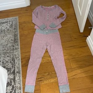 VICTORIA’S SECRET matching striped Pajama Set